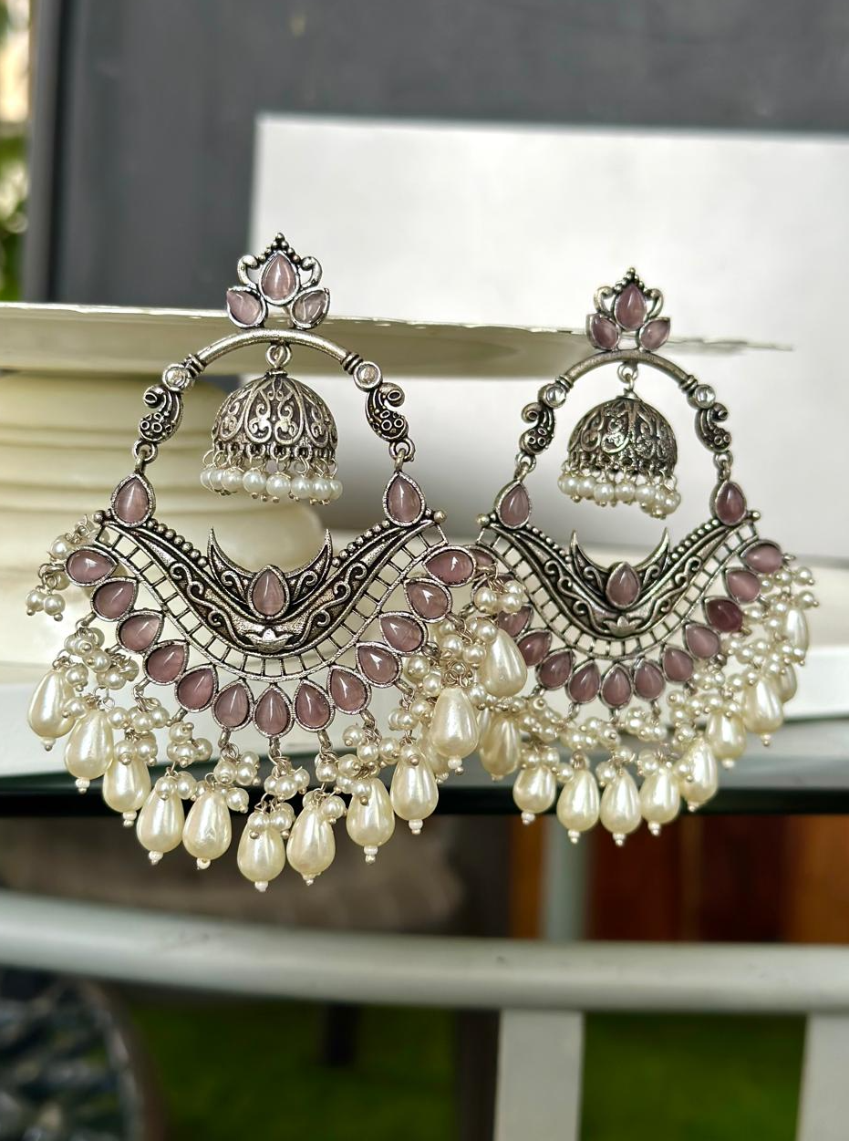 Statement jhumki earrings