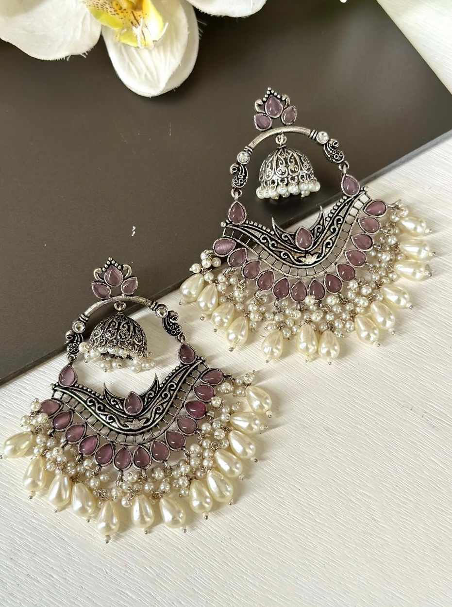 Statement jhumki earrings