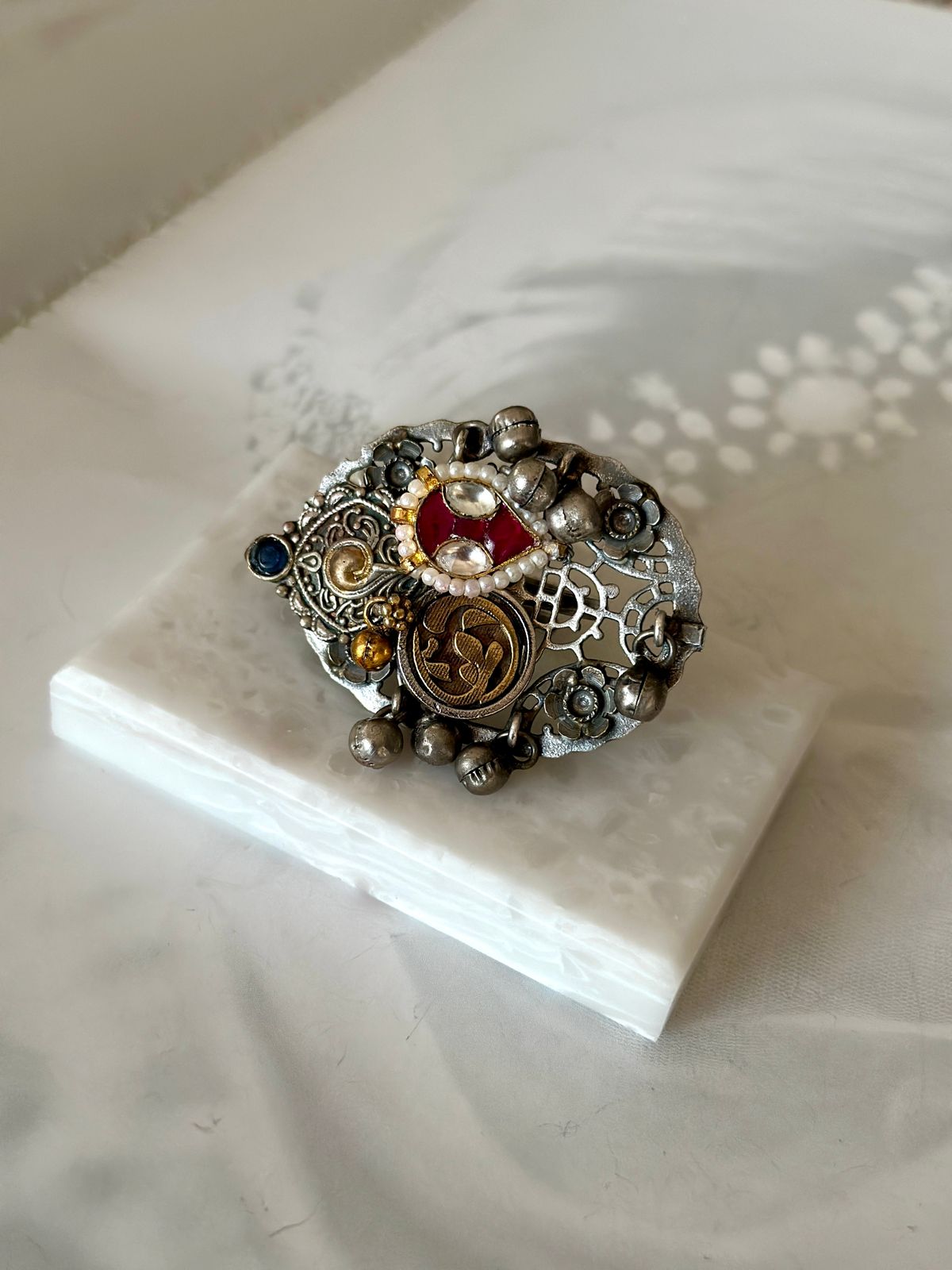 Antique ghungroo ring