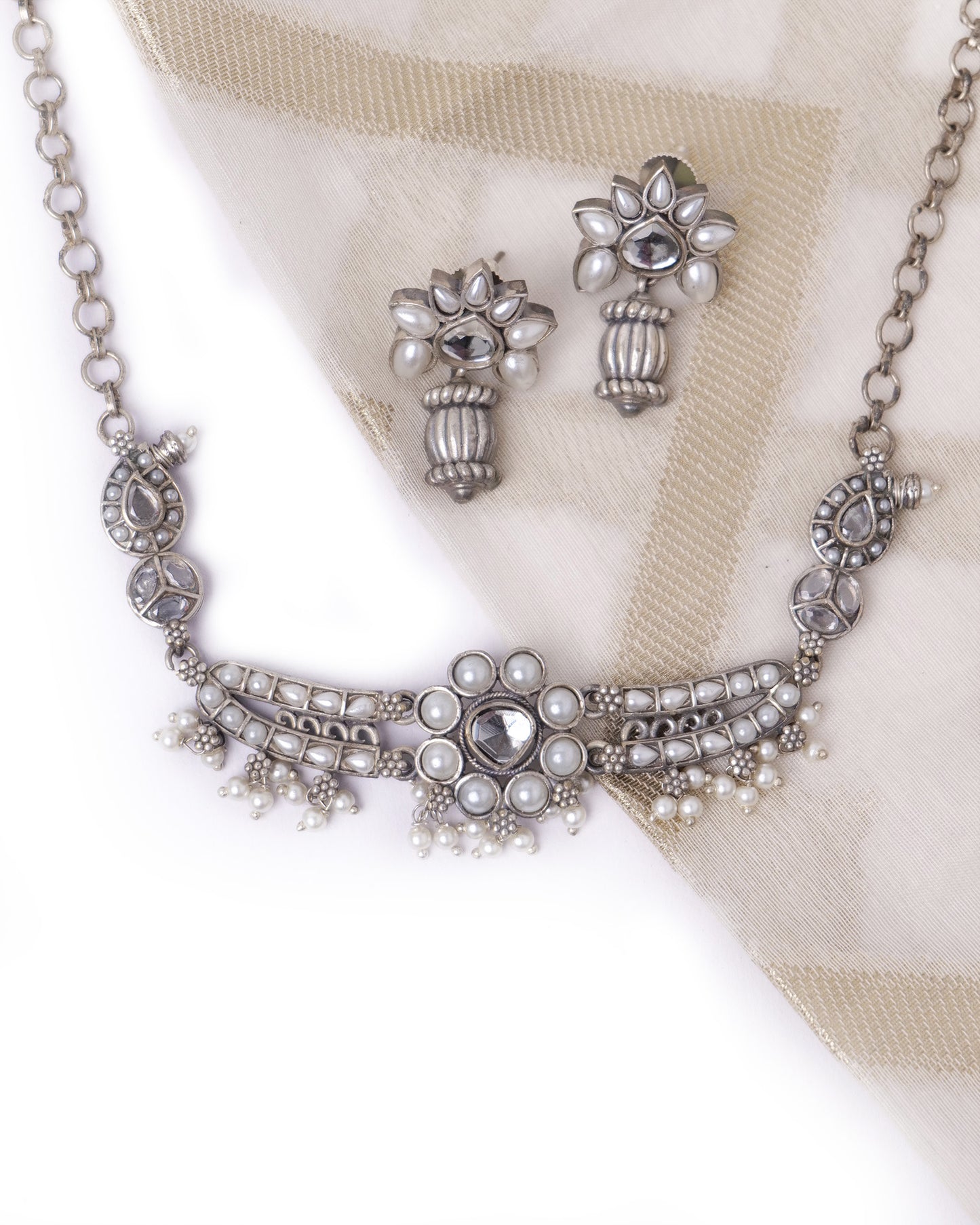 Lisa Silver & stones Set