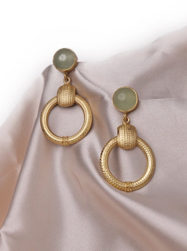 Sage rings Earrings