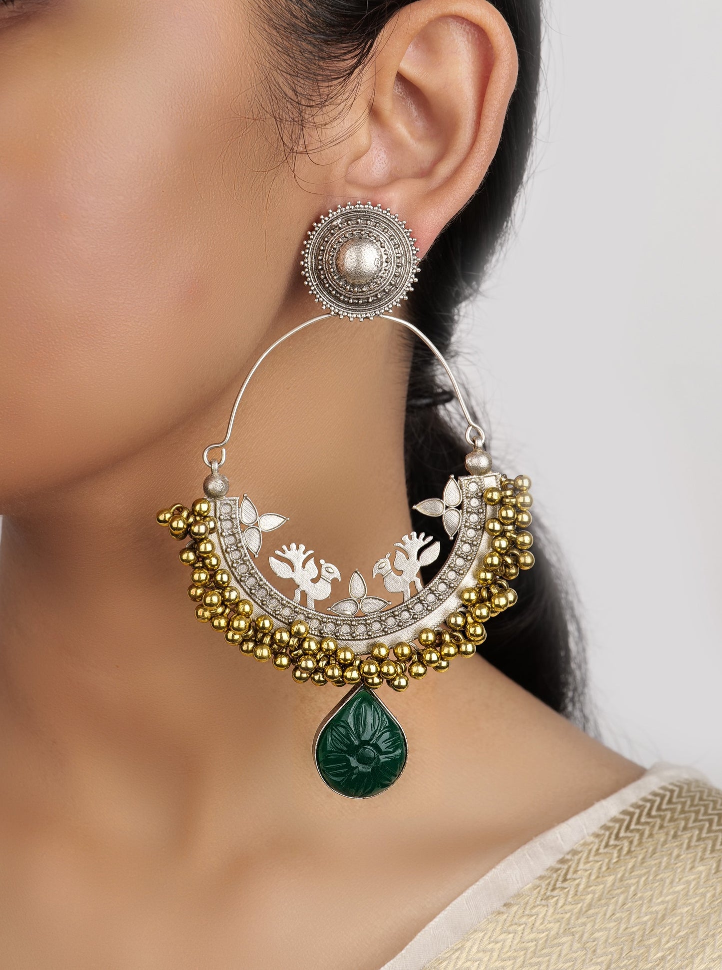 Chand hoop earrings